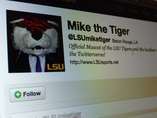 mascot Mike the Tiger